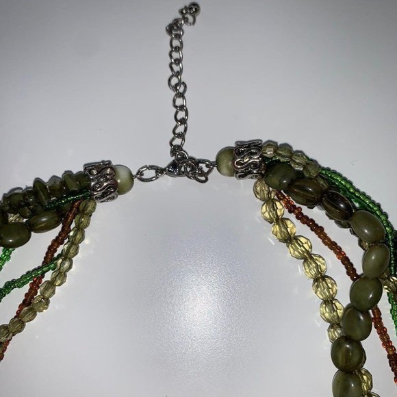 🥰Handmade Green Necklace - Picture 3 of 6